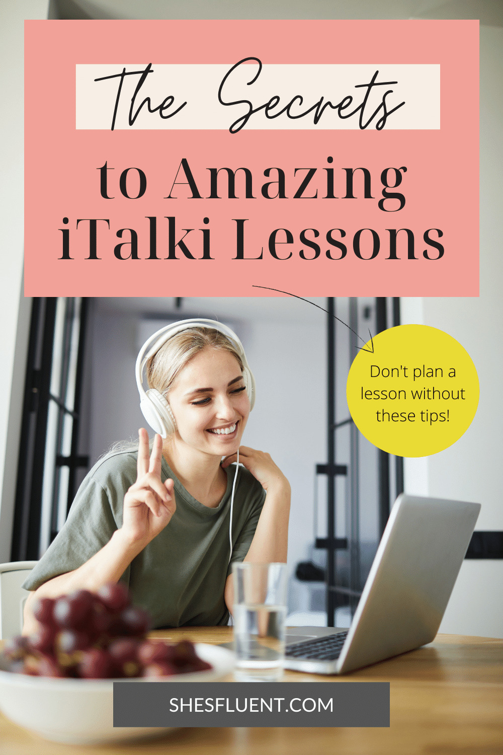 5 Secrets To Amazing Italki Lessons Today - She's Fluent